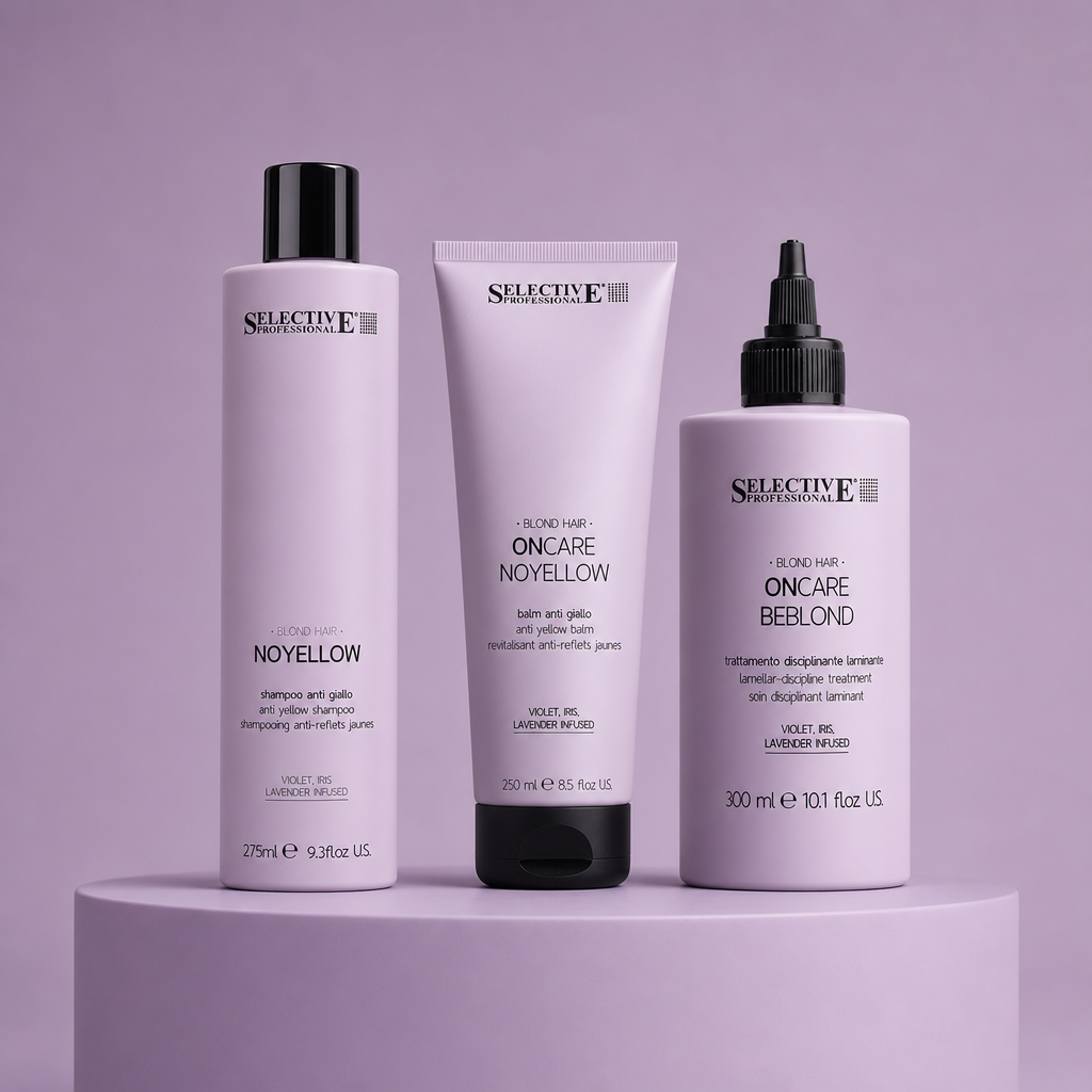 KIT NOYELLOW: SHAMPOO + BALSAMO + TRATTAMENTO LAMINANTE